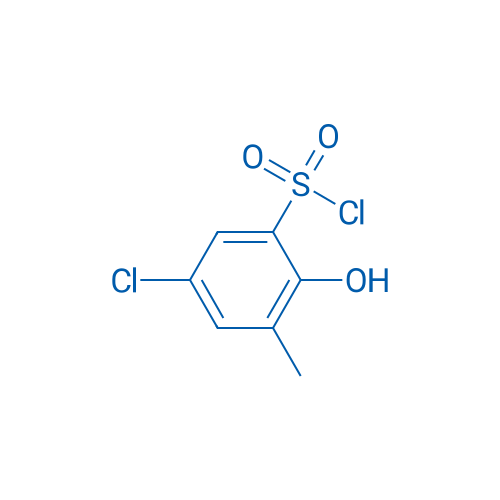 5-Chloro-2-hydroxy-3-methylbenzene-1-sulfonyl chloride 100mg
