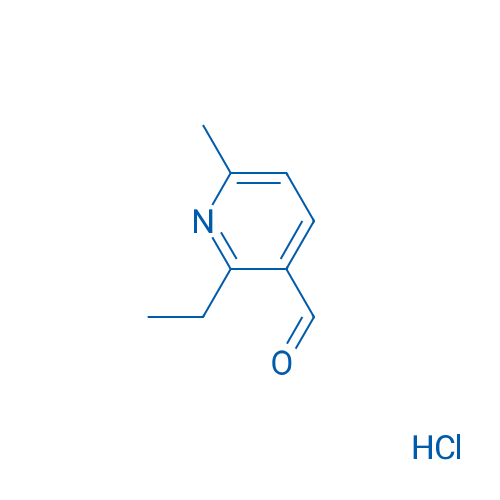 2-Ethyl-6-methylnicotinaldehyde hydrochloride 100mg