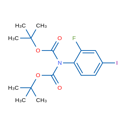 N-BIs-boc-4-iodo-2-fluoroaniline 1g