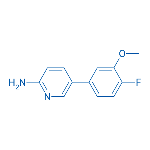 5-(4-Fluoro-3-methoxyphenyl)pyridin-2-amine 10g
