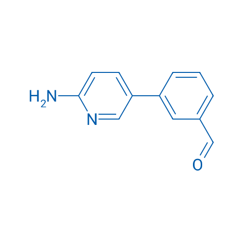 3-(6-Aminopyridin-3-yl)benzaldehyde 100mg