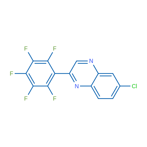 6-Chloro-2-(perfluorophenyl)quinoxaline 1g