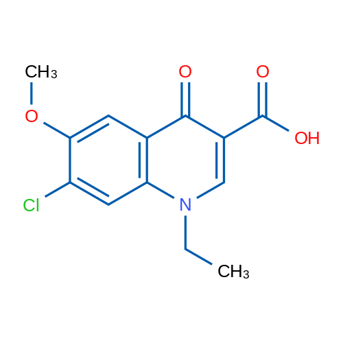 7-Chloro-1-ethyl-6-methoxy-4-oxo-1,4-dihydroquinoline-3-carboxylic acid 1g