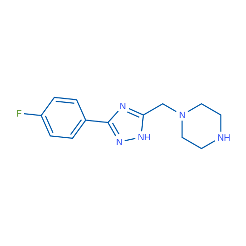 1-((3-(4-Fluorophenyl)-1H-1,2,4-triazol-5-yl)methyl)piperazine 1g