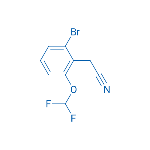 2-(2-Bromo-6-(difluoromethoxy)phenyl)acetonitrile 1g