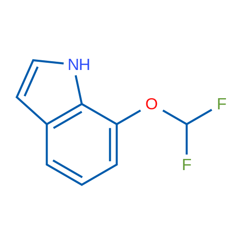 7-(Difluoromethoxy)-1H-indole 1g