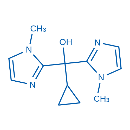 Cyclopropylbis(1-methyl-1H-imidazol-2-yl)methanol 100mg