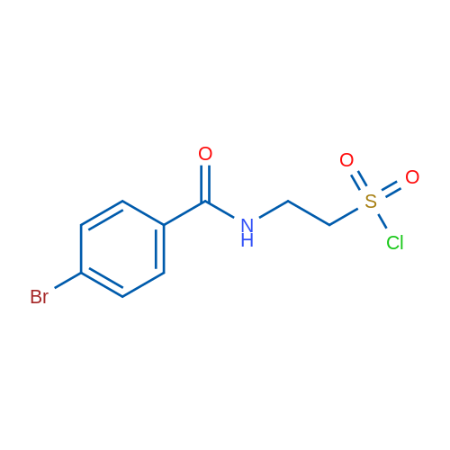 2-[(4-Bromophenyl)formamido]ethane-1-sulfonyl chloride 1g