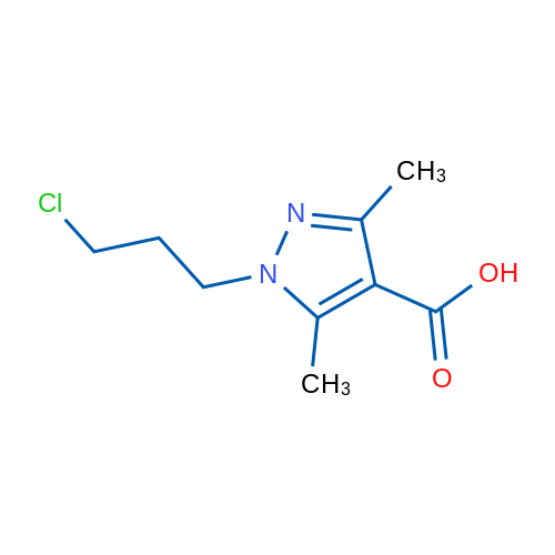 1-(3-Chloropropyl)-3,5-dimethyl-1H-pyrazole-4-carboxylic acid 1g