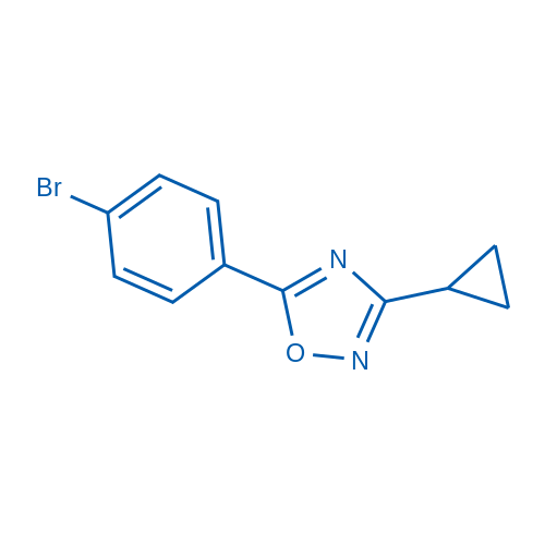 5-(4-Bromophenyl)-3-cyclopropyl-1,2,4-oxadiazole 1g