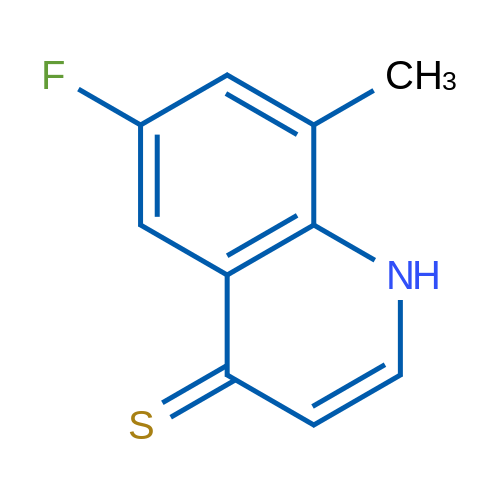 6-Fluoro-8-methylquinoline-4(1H)-thione 1g