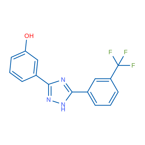 3-(5-(3-(Trifluoromethyl)phenyl)-1H-1,2,4-triazol-3-yl)phenol 1g