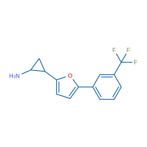 2-(5-(3-(Trifluoromethyl)phenyl)furan-2-yl)cyclopropanamine 1g