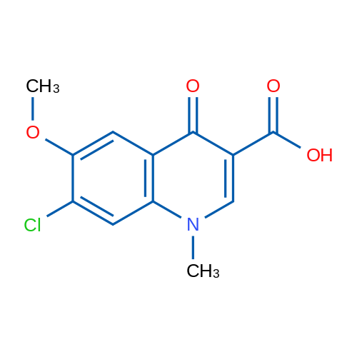 7-Chloro-6-methoxy-1-methyl-4-oxo-1,4-dihydroquinoline-3-carboxylic acid 1g