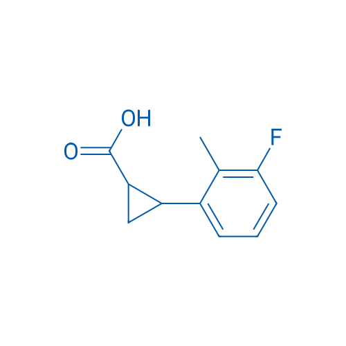 2-(3-Fluoro-2-methylphenyl)cyclopropanecarboxylic acid 1g