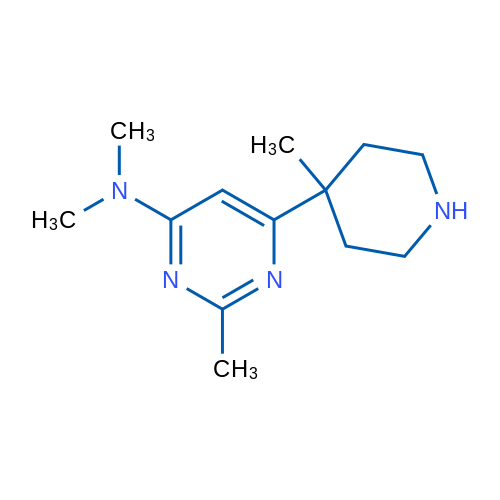 N,N,2-Trimethyl-6-(4-methylpiperidin-4-yl)pyrimidin-4-amine 1g