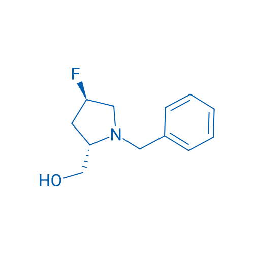 ((2S,4R)-1-Benzyl-4-fluoropyrrolidin-2-yl)methanol 250mg
