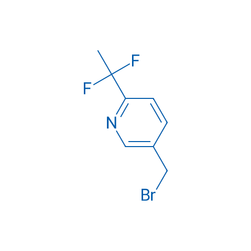 5-(Bromomethyl)-2-(1,1-difluoroethyl)pyridine 250mg