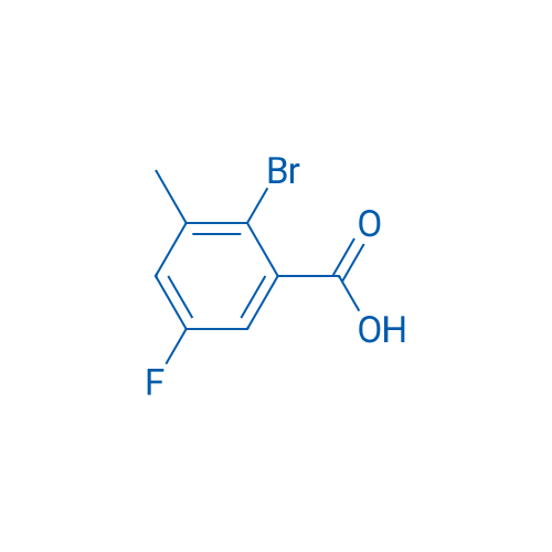 2-Bromo-5-fluoro-3-methylbenzoic acid 250mg