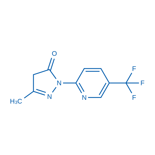 3-Methyl-1-[5-(trifluoromethyl)pyridin-2-yl]-4,5-dihydro-1H-pyrazol-5-one 250mg
