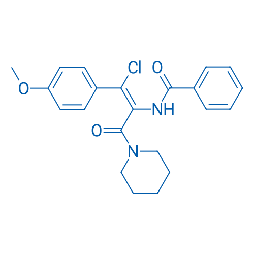 (Z)-N-(1-Chloro-1-(4-methoxyphenyl)-3-oxo-3-(piperidin-1-yl)prop-1-en-2-yl)benzamide 5g