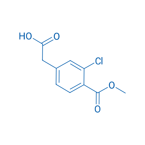 2-(3-Chloro-4-(methoxycarbonyl)phenyl)acetic acid 1g