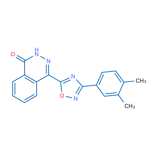4-[3-(3,4-Dimethylphenyl)-1,2,4-oxadiazol-5-yl]phthalazin-1(2H)-one 1g