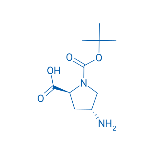 (2S,4R)-4-Amino-1-(tert-butoxycarbonyl)pyrrolidine-2-carboxylic acid 100mg
