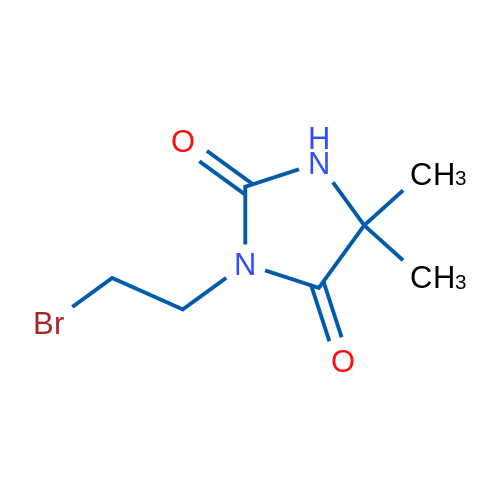 3-(2-Bromoethyl)-5,5-dimethylimidazolidine-2,4-dione 1g