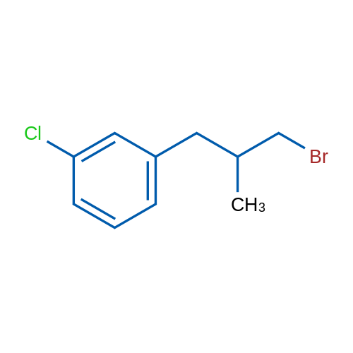1-(3-Bromo-2-methylpropyl)-3-chlorobenzene 1g