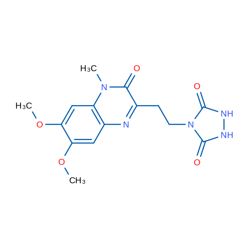 4-[2-(6,7-Dimethoxy-4-methyl-3-oxo-3,4-dihydro-quinoxalin-2-yl)-ethyl]-[1,2,4]triazolidine-3,5-dion 1g