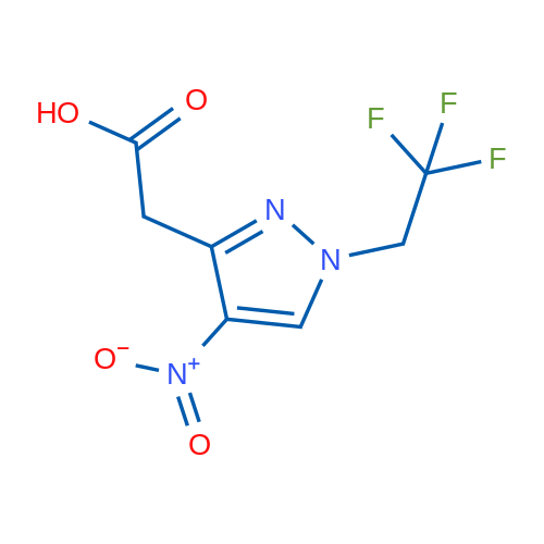 2-(4-Nitro-1-(2,2,2-trifluoroethyl)-1H-pyrazol-3-yl)acetic acid 1g
