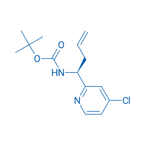 Carbamic acid, n-[(1s)-1-(4-chloro-2-pyridinyl)-3-buten-1-yl]-, 1,1-dimethylethyl ester 250mg