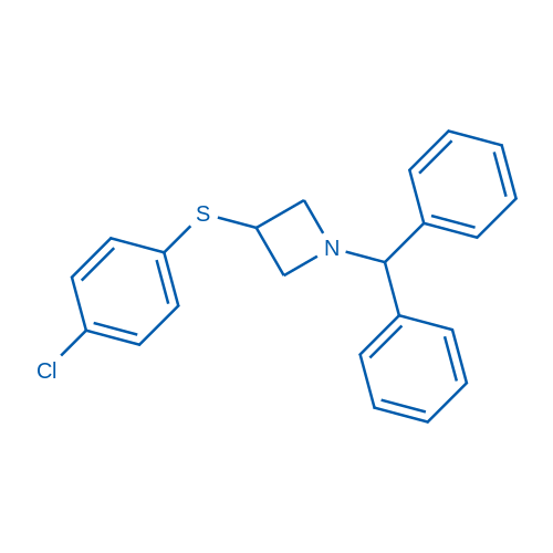 1-Benzhydryl-3-((4-chlorophenyl)thio)azetidine 1g