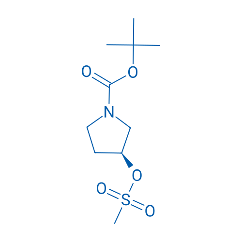 (S)-tert-Butyl 3-((methylsulfonyl)oxy)pyrrolidine-1-carboxylate 250mg