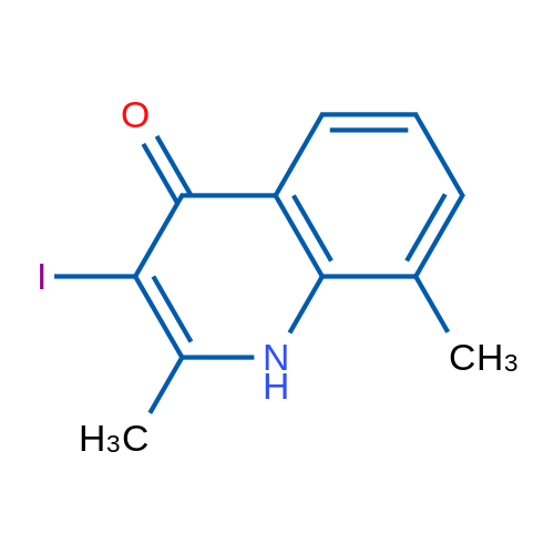 3-Iodo-2,8-dimethylquinolin-4(1H)-one 1g