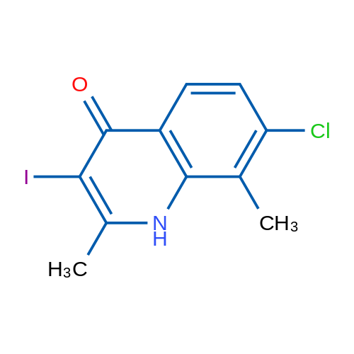 7-Chloro-3-iodo-2,8-dimethylquinolin-4(1H)-one 1g