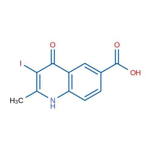 3-Iodo-2-methyl-4-oxo-1,4-dihydroquinoline-6-carboxylic acid 1g