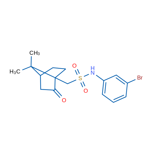 N-(3-Bromophenyl)-1-{7,7-dimethyl-2-oxobicyclo[2.2.1]heptan-1-yl}methanesulfonamide 1g
