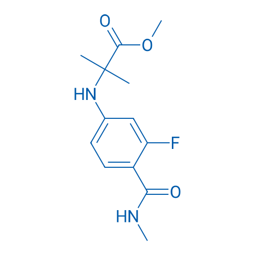 Methyl 2-((3-fluoro-4-(methylcarbamoyl)phenyl)amino)-2-methylpropanoate 5g