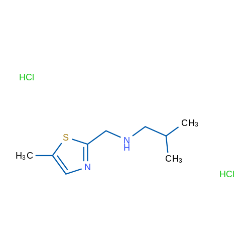2-MEthyl-n-[(5-methyl-1,3-thiazol-2-yl)methyl]propan-1-amine dihydrochloride 1g