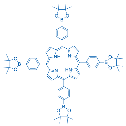 5,10,15,20-Tetrakis(4-(4,4,5,5-tetramethyl-1,3,2-dioxaborolan-2-yl)phenyl)porphyrin 1g