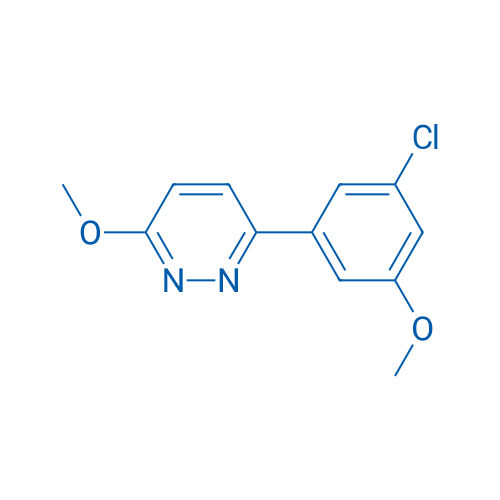3-(3-Chloro-5-methoxyphenyl)-6-methoxypyridazine 1g