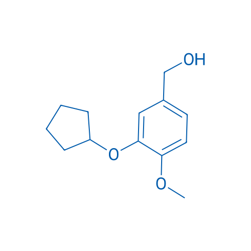 (3-(Cyclopentyloxy)-4-methoxyphenyl)methanol 250mg