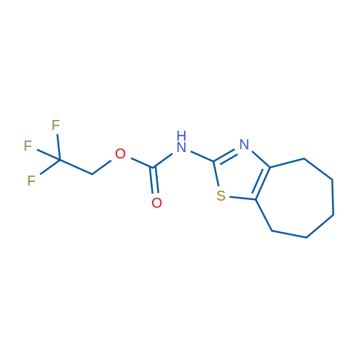 2,2,2-Trifluoroethyl N-{4H,5H,6H,7H,8H-cyclohepta[d][1,3]thiazol-2-yl}carbamate 1g