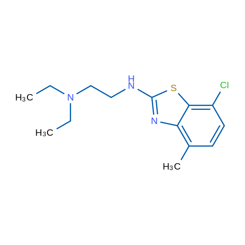 N'-(7-chloro-4-methyl-1,3-benzothiazol-2-yl)-N,N-diethylethane-1,2-diamine 5g