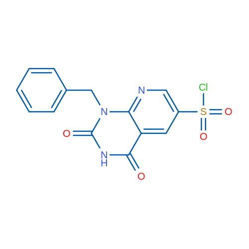 1-Benzyl-2,4-dioxo-1H,2H,3H,4H-pyrido[2,3-d]pyrimidine-6-sulfonyl chloride 1g