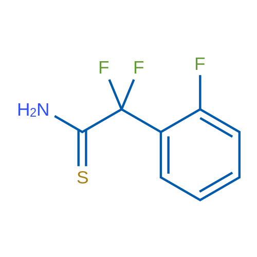 2,2-Difluoro-2-(2-fluorophenyl)ethanethioamide 1g