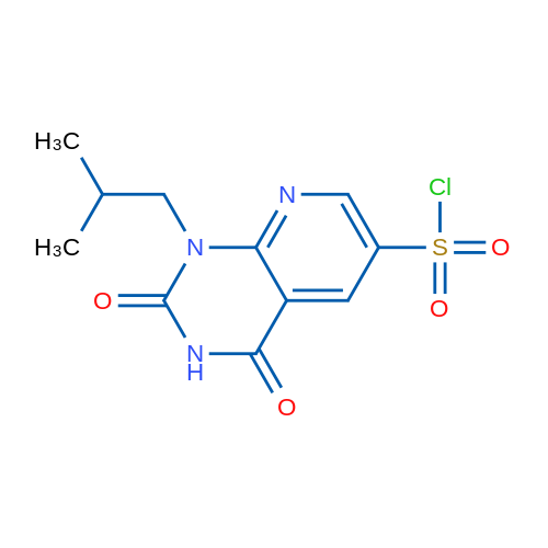 1-Isobutyl-2,4-dioxo-1,2,3,4-tetrahydropyrido[2,3-d]pyrimidine-6-sulfonyl chloride 5g