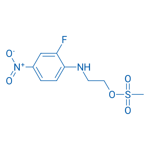 2-((2-Fluoro-4-nitrophenyl)amino)ethyl methanesulfonate 5g